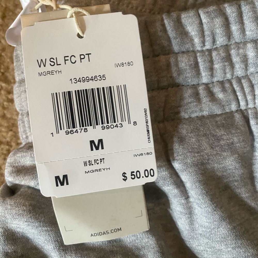 Adidas Heather Gray Joggers